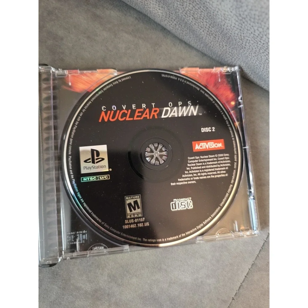 Covert Ops-Nuclear Dawn - Sony PlayStation 1 PS1 Complete In Box CIB